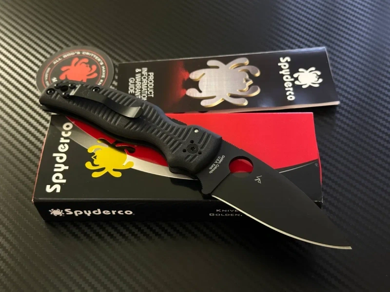 Ніж Spyderco Shaman MagnaCut DLC + Flytanium — фото 2