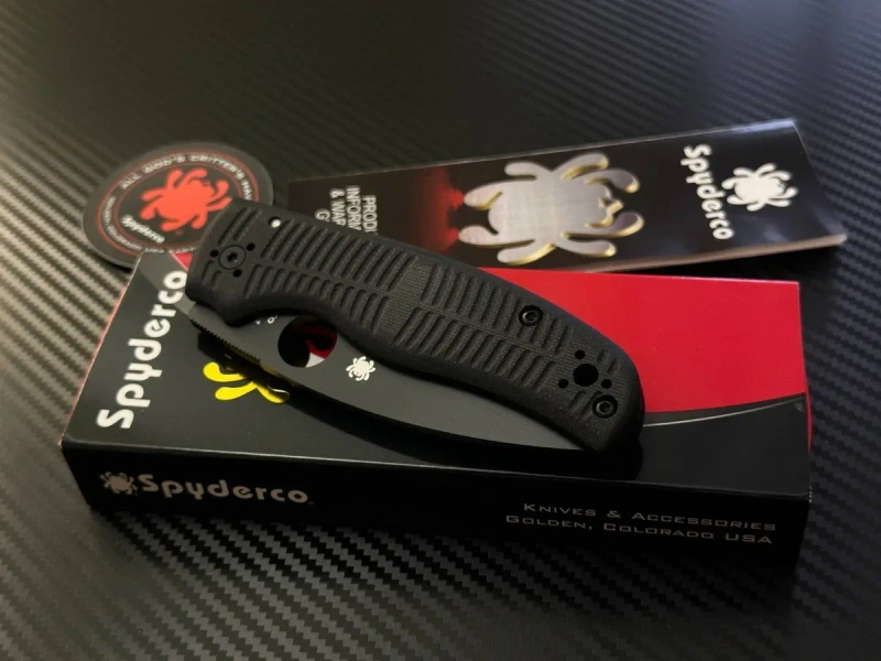 Ніж Spyderco Shaman MagnaCut DLC + Flytanium — фото 3