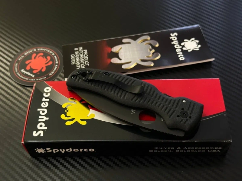 Ніж Spyderco Shaman MagnaCut DLC + Flytanium — фото 4