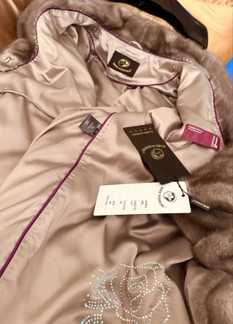 Норковая шуба с капюшоном , Новая, модель «кимоно» Греция ог 160 — фото 8