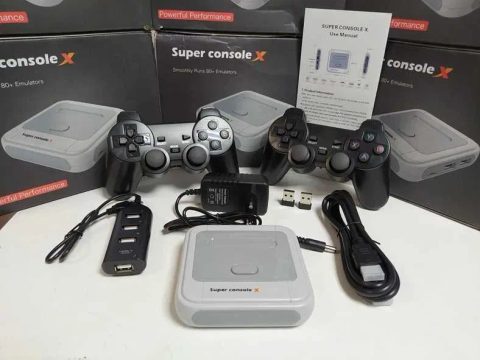 ‼️НОВА‼️Ігрова Ретро Приставка Play Station 1  Sony PSP на 128 ГБ пам'яті Super Console X на 95000 ігор Денди Сега Nintendo NES Супер Марио Танчики