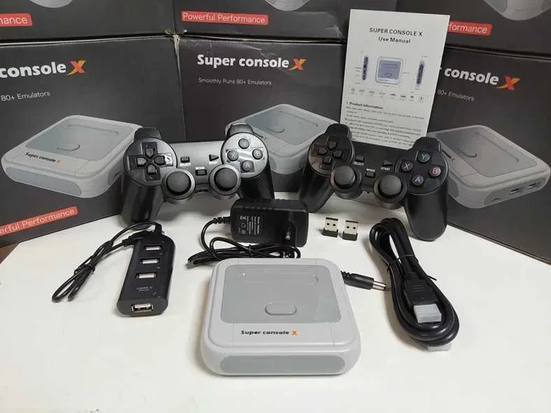 ‼️НОВА‼️Ігрова Ретро Приставка Super Console X на 90000 ігор PlayStation 1 PSP Dendy Nintendo Денди Супер Марио Сега Нінтендо Game Boy Танчики — фото 3