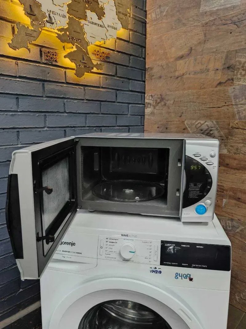 Нова топова мікрохвильова піч! Sharp SHRP1356 Гриль+ гарантія доставка — фото 6