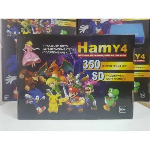 НОВАЯ игровая приставка Hamy4 350 игр Dendy 8 bit Sega 16 bit Денди — фото 2