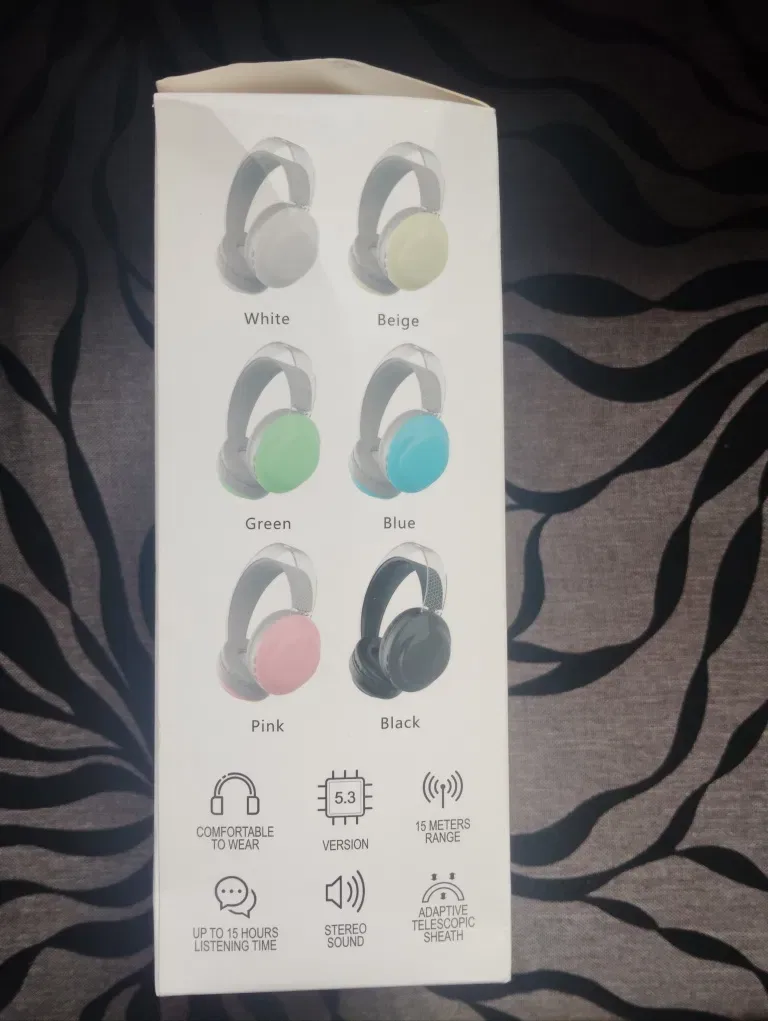 Нові бездротові навушники ZW-061 з RGB підсвіткою (Bluetooth)Опис: — фото 4