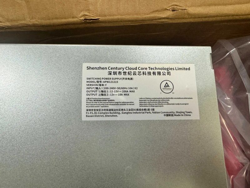 Нові Блоки живлення BITMAIN APW12 12-15v (f) для S19k Pro, S19j Pro — фото 6