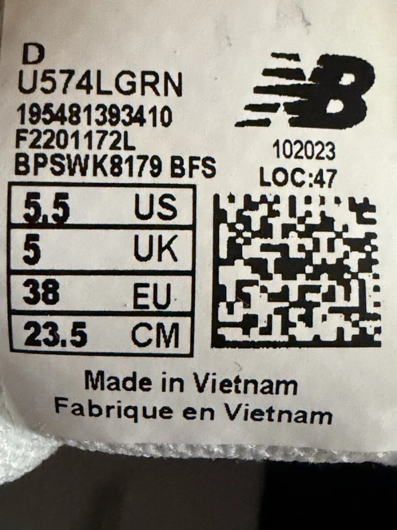 Нові кросівки New Balance 574 Legacy Navy Cream | , Розмір 36, 37 — фото 6