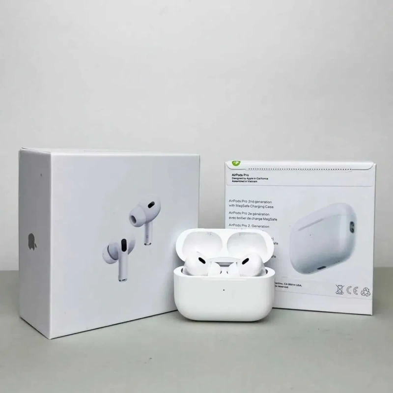 !! НОВІ !! ОРИГІНАЛ МІКРОФОН + ШУМОДАВ AirPods 2 Pro, lux 1:1 з оригінальним мікрофоном та шумоподавленням — фото 3
