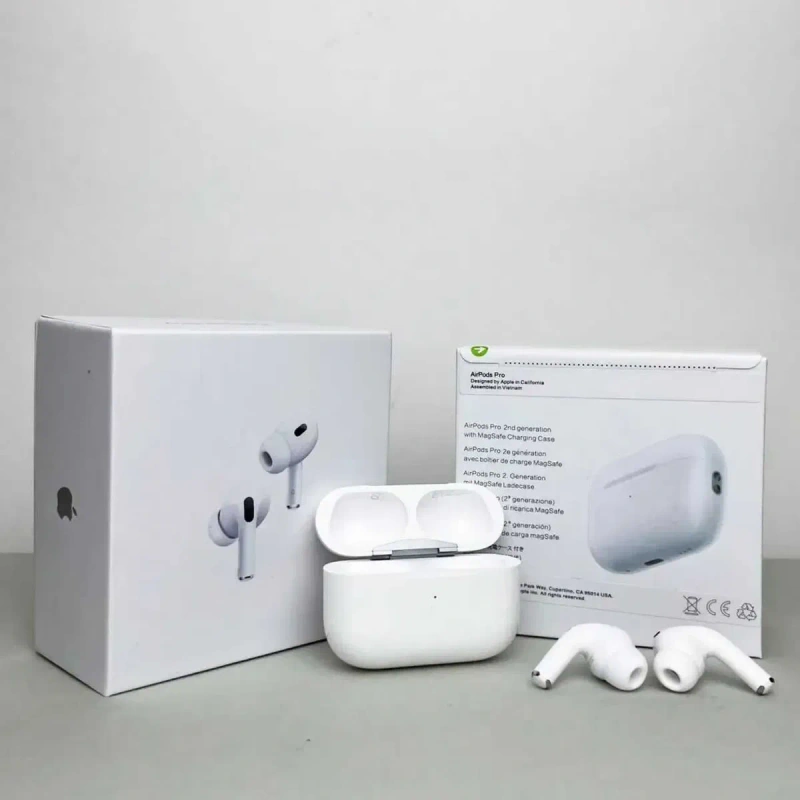 !! НОВІ !! ОРИГІНАЛ МІКРОФОН + ШУМОДАВ AirPods 2 Pro, lux 1:1 з оригінальним мікрофоном та шумоподавленням — фото 7
