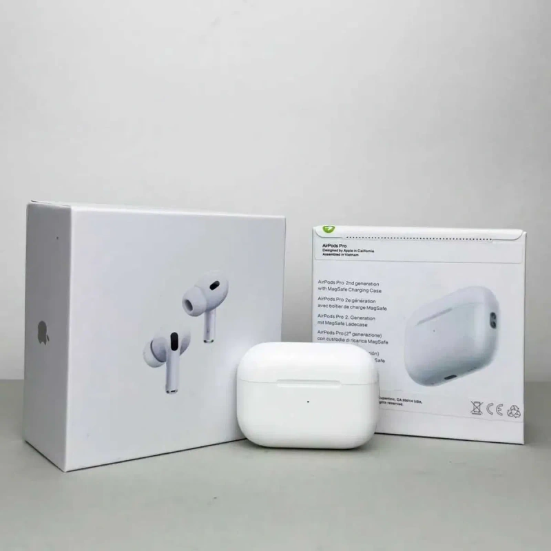 !! НОВІ !! ОРИГІНАЛ МІКРОФОН + ШУМОДАВ AirPods 2 Pro, lux 1:1 з оригінальним мікрофоном та шумоподавленням — фото 8