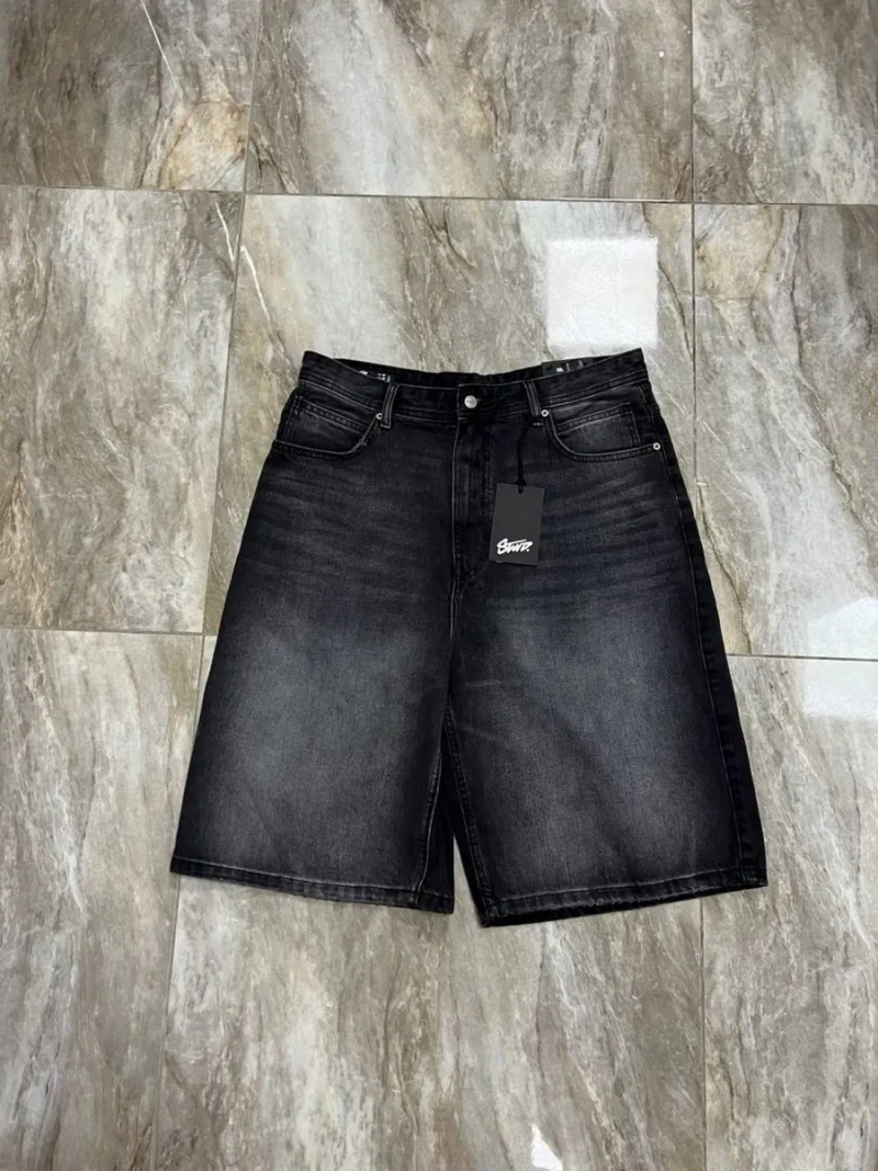 Нові широкі чорні шорти джинсові BAGGY rap shorts широкие шорты Jaded — фото 5