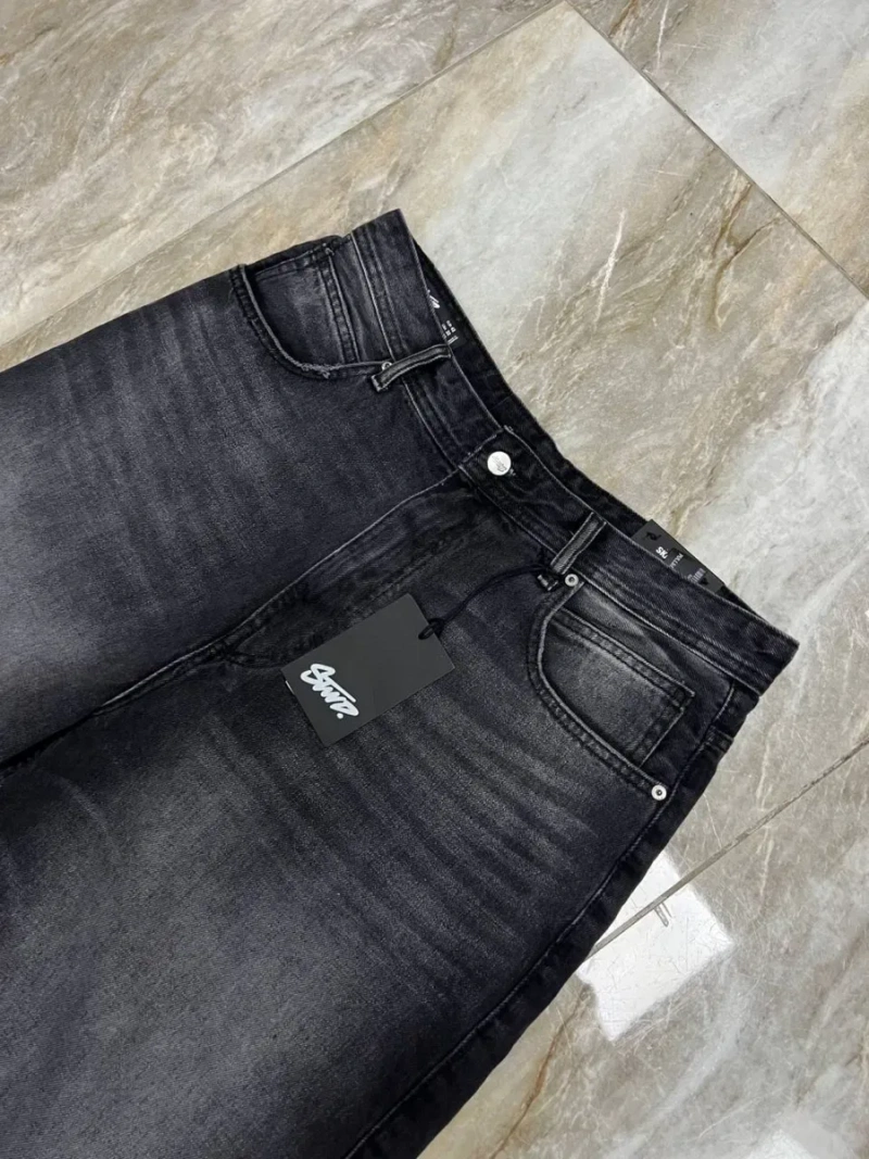 Нові широкі чорні шорти джинсові BAGGY rap shorts широкие шорты Jaded — фото 6
