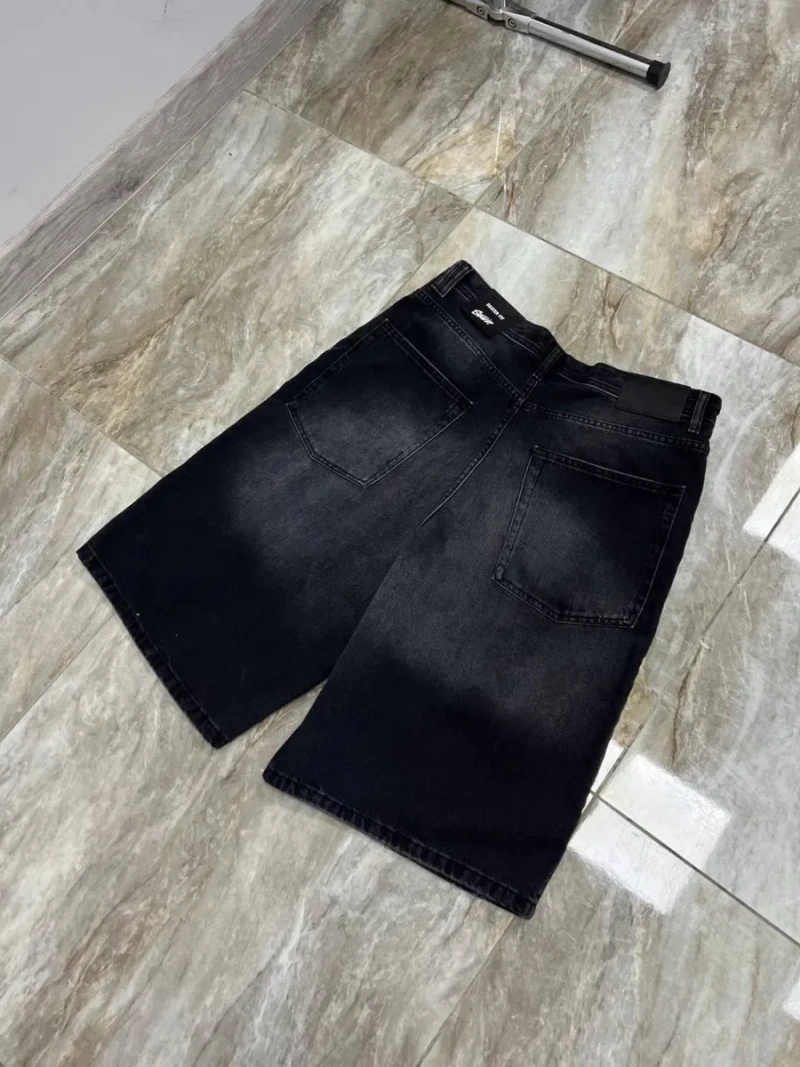Нові широкі чорні шорти джинсові BAGGY rap shorts широкие шорты Jaded — фото 7
