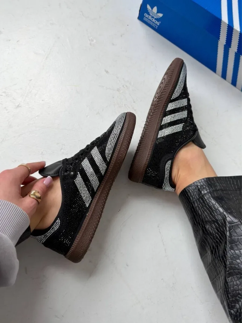 НОВИНКА‼️36-41 Adidas Samba OG Rhinestone Black Spezial Gazelle — фото 2