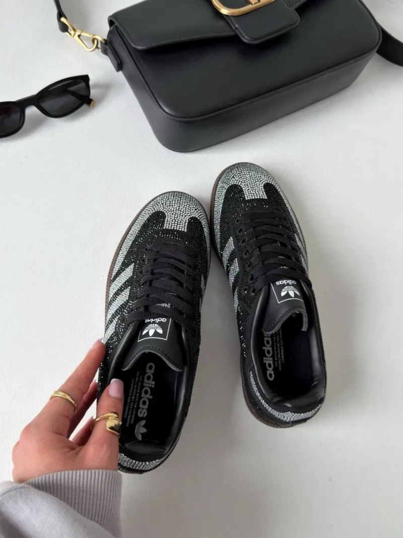 НОВИНКА‼️36-41 Adidas Samba OG Rhinestone Black Spezial Gazelle — фото 5