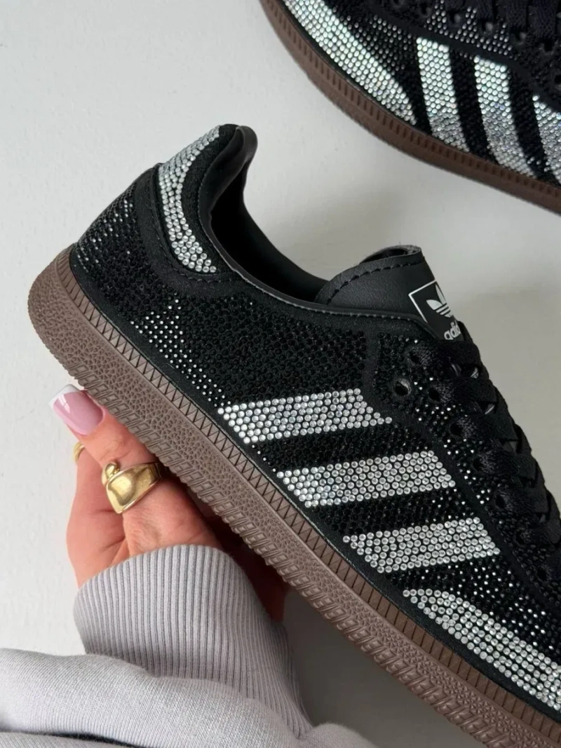НОВИНКА‼️36-41 Adidas Samba OG Rhinestone Black Spezial Gazelle — фото 8