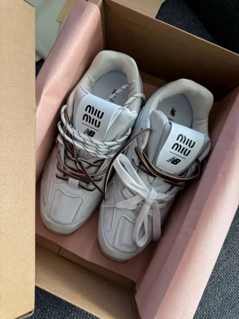 НОВИНКА‼️36-41 New Balance x Miu Miu White Vintage 1906 Air 9060 — фото 4
