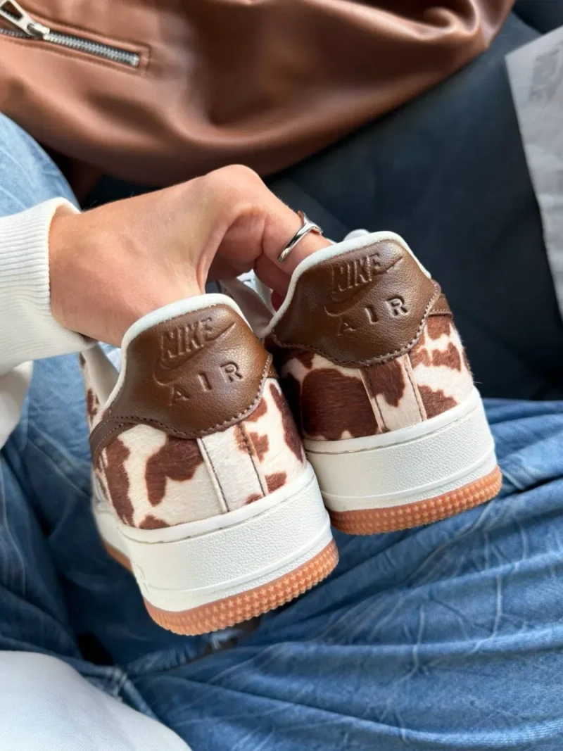 НОВИНКА‼️36-41 Nike Air Force 1 Cow Print Field Dunk Low SB Dawn Milk RNR v2k — фото 5