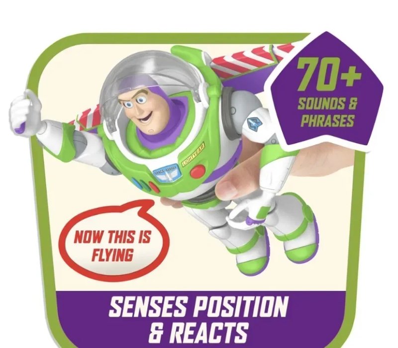 Новинка! Історія іграшок Інтерактивний Базз Лайтер 70 фраз Disney Toy Story Ultimate Action Buzz Lighter Interactive Toy — фото 2
