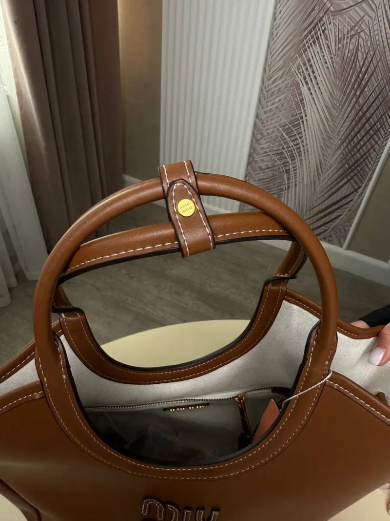 НОВИНКА‼️ MiuMiu IVY Leather Bag / сумка жіноча / женская кожаная сумка — фото 4