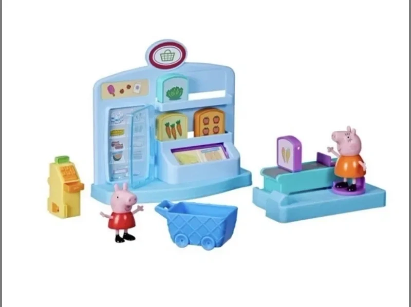 Новинка! Вау Великий набір Свинка Пеппа магазин в супермаркеті Peppa supermarket hasbro — фото 3