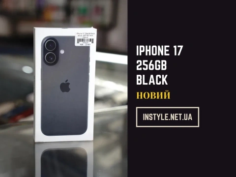 Новий iPhone 17 256GB Black (USA) * Магазин inStyle*
