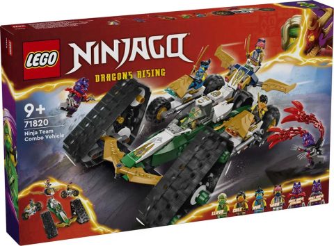 Новий Lego Ninjago 71820 Ninja Team Combo Vehicle комбо транспорт ніндзя
