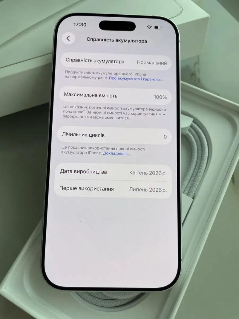 НОВИЙ Open Box Apple iPhone 17 White 256 Gb Never Lock — фото 3