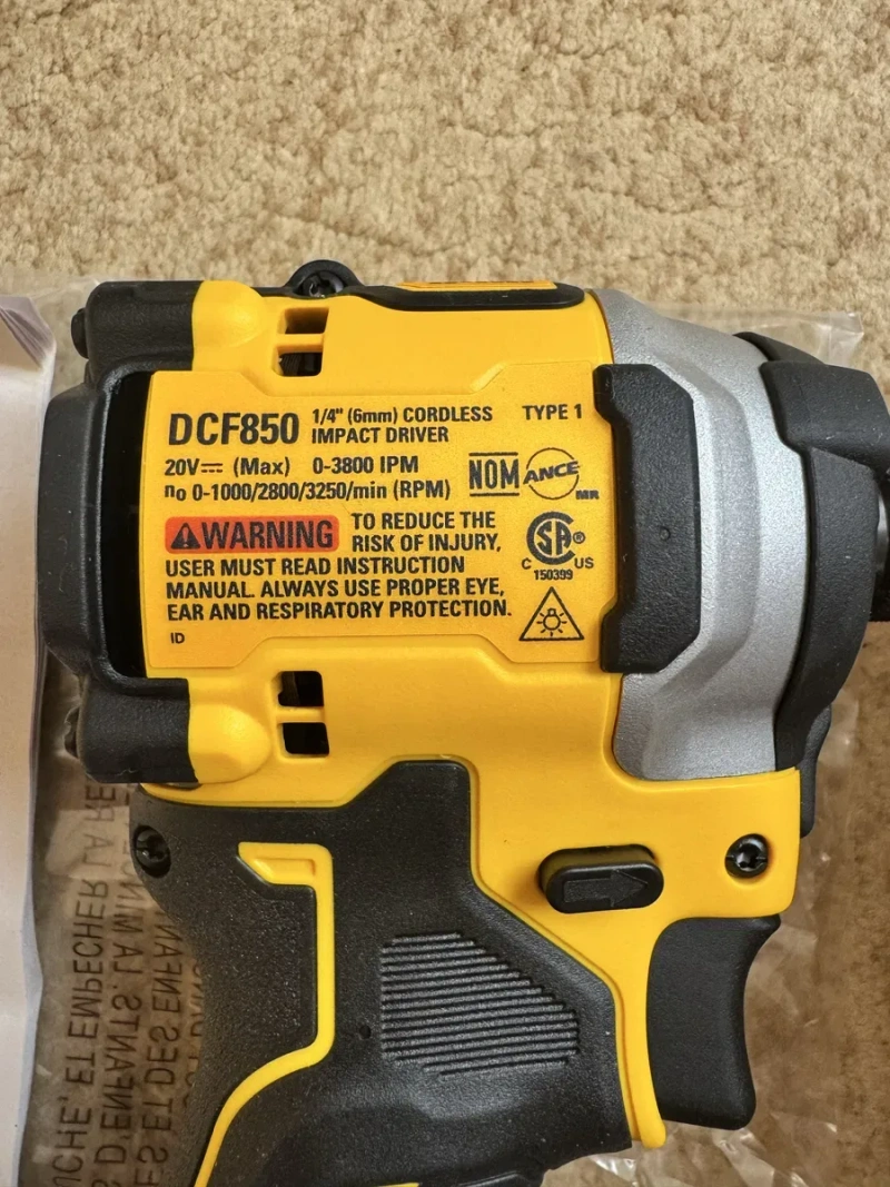 Новий оригінальний безщіточний Імпакт DeWalt 20V DCF850 MADE IN MEXICO — фото 8