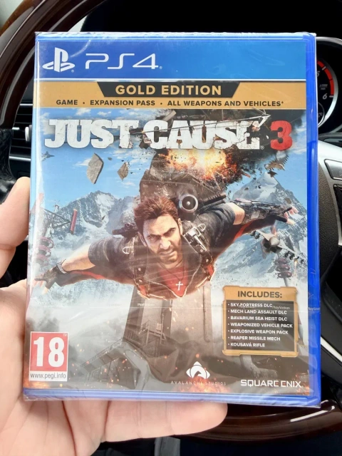Новий запакований Blu-ray диск PS4 Just Cause 3 Gold Edition