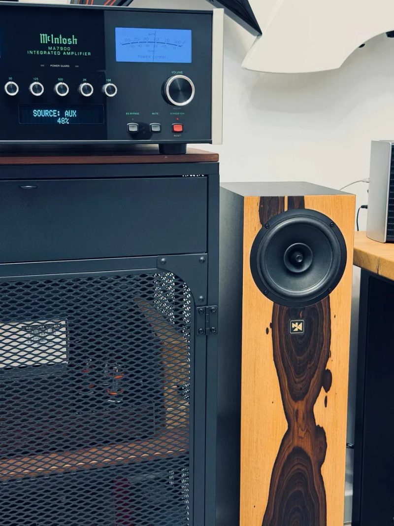 Novozhilov WideArc 6 — напольный широкополосник без кроссовера ℹ️ 6" SB Acoustics, авторский режекторный фильтр, шпон Ziricote | украинская, новая — фото 2