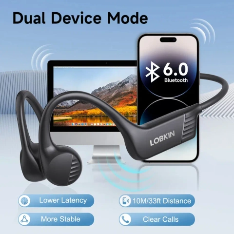 Новые беспроводные наушники костной проводимости LOBKIN X28 (32GB)