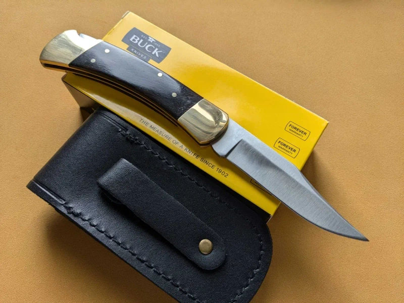 Нож Buck 110 Folding Hunter. ніж складний. складной нож — фото 2