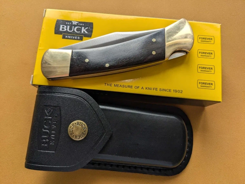 Нож Buck 110 Folding Hunter. ніж складний. складной нож — фото 5
