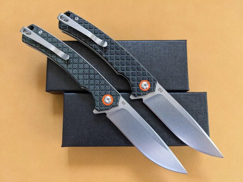 Нож TunaFire GT964. micarta. D2 steel. складной нож. ніж складний — фото 2