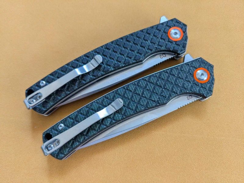 Нож TunaFire GT964. micarta. D2 steel. складной нож. ніж складний — фото 5