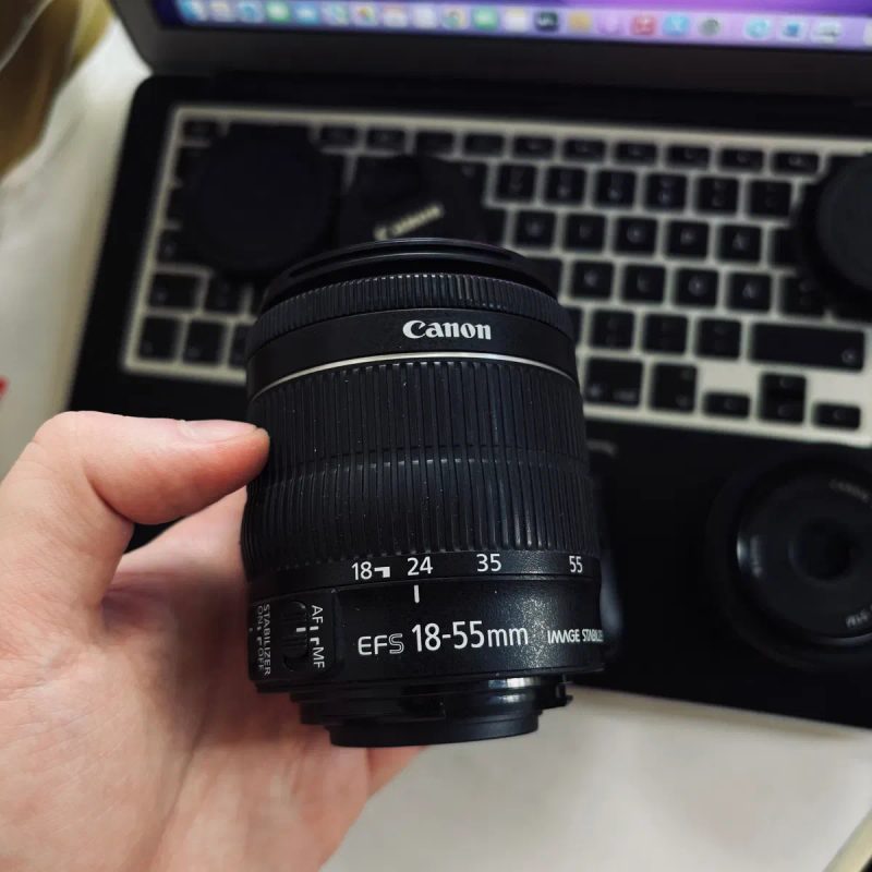 Обьектив линза Canon 18-55mm stm — фото 2