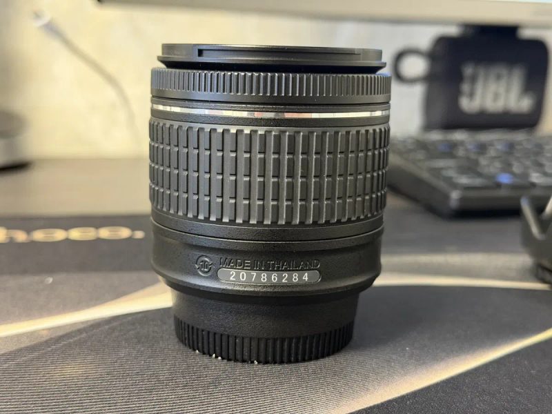 Объектив Nikon DX VR AF-P Nikkor 18-55mm 1:3.5-5.6 G • Идеальное состояние • Бленда в подарок — фото 3