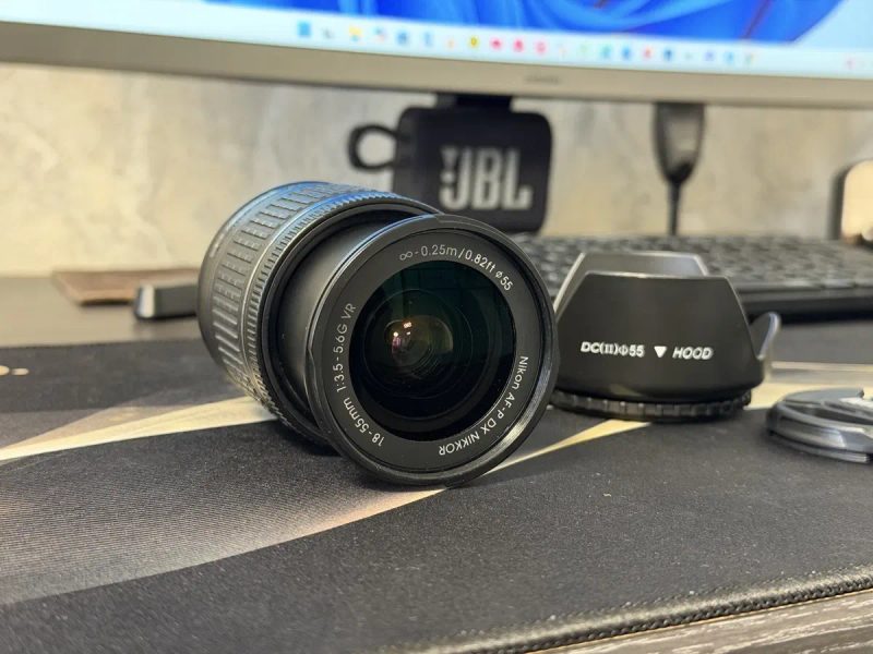 Объектив Nikon DX VR AF-P Nikkor 18-55mm 1:3.5-5.6 G • Идеальное состояние • Бленда в подарок — фото 8
