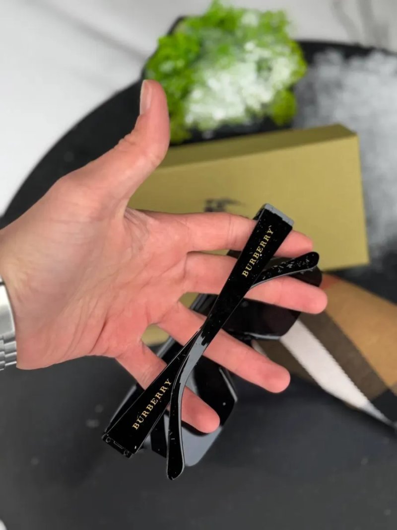 Очки Burberry мужские солнцезащитные черные Окуляри Барбери | Окуляри Сонцезахичні Баребрі чоловічі білі очки черные Барбери Burberry летние — фото 6