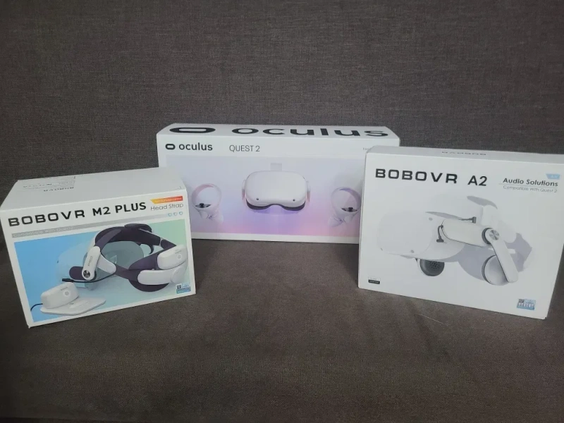 Oculus Quest 2 + BOBOVR M2 Plus + 2 акумулятори + BOBOVR A2 | Повний VR-комплект — фото 8