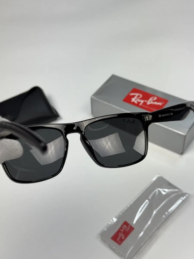 Окуляри Ray-Ban Wayfarer поляризаційні сонцезахисні чоловічі жіночі рай бен — фото 6