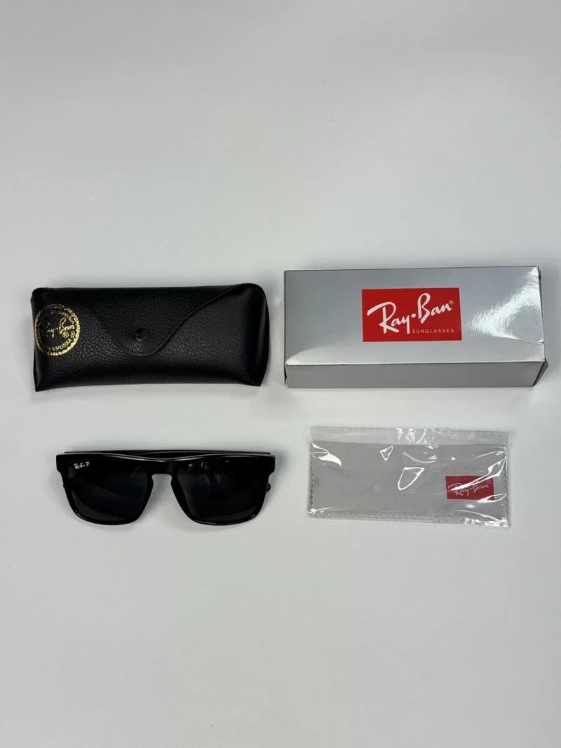 Окуляри Ray-Ban Wayfarer поляризаційні сонцезахисні чоловічі жіночі рай бен — фото 7