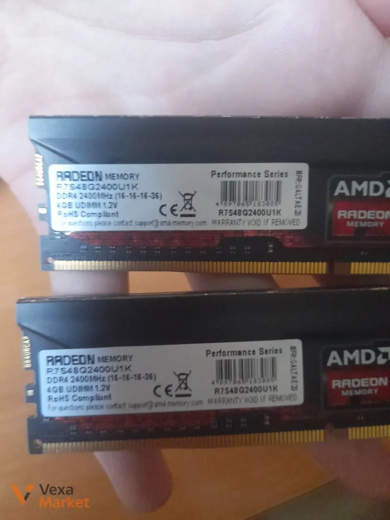 Оперативна пам'ять AMD Radeon 8GB DDR4 2400MHz (16-16-16-36) — фото 2