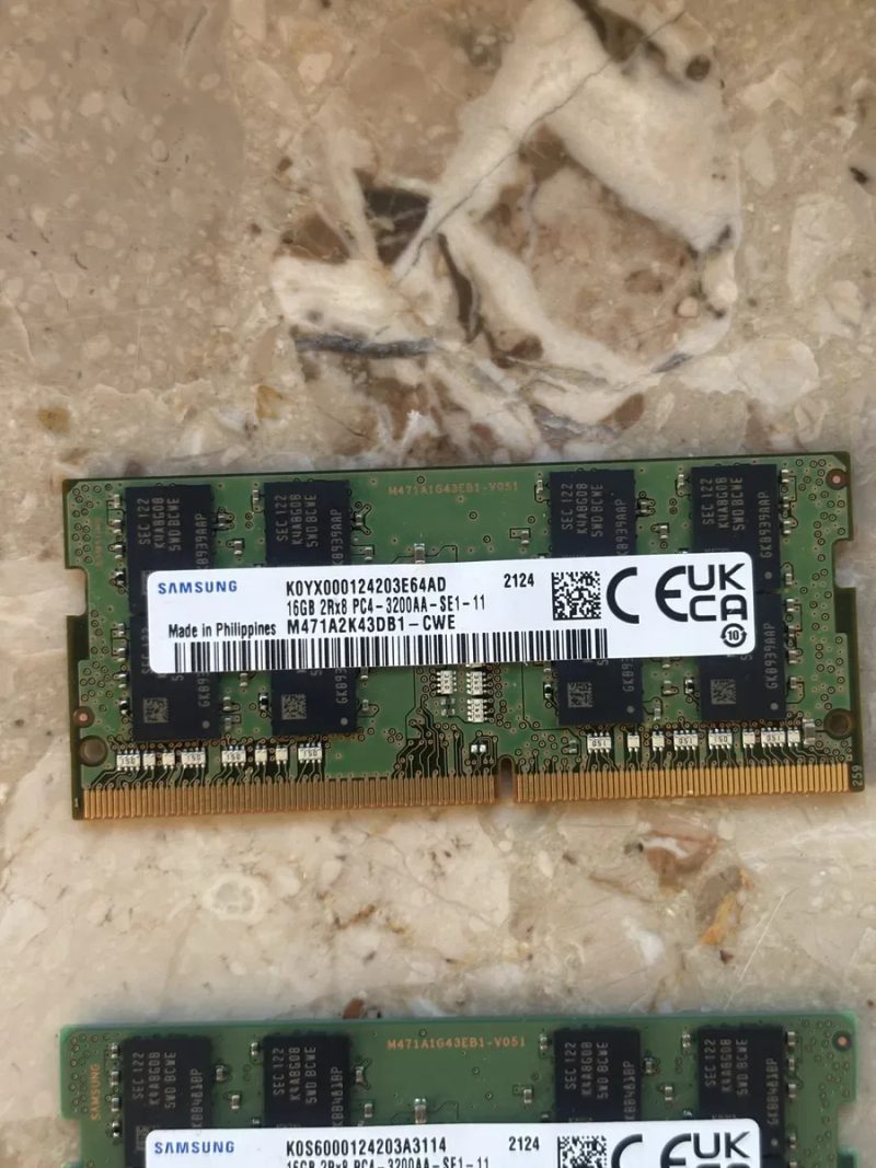 Оперативна памʼять DDR4 16Gb SO-DIMM 3200MHz Samsung  ноутбучна — фото 2