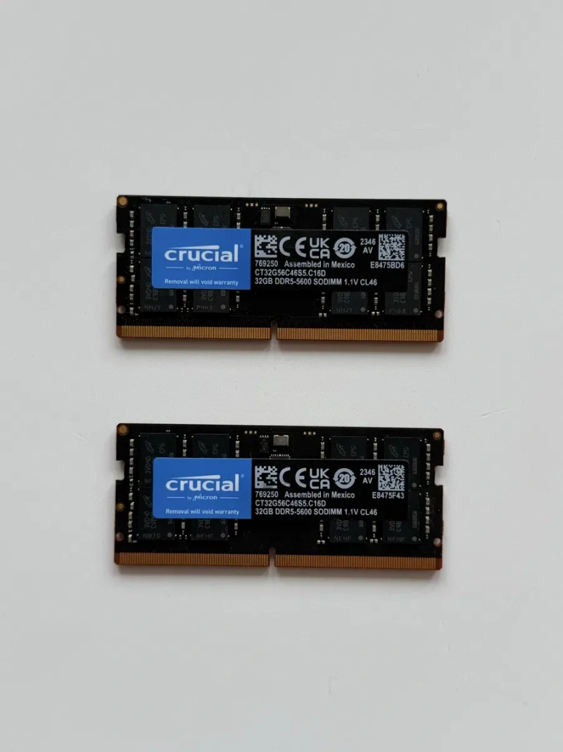 Оперативна памʼять SO-DIMM DDR5 на 32 gb 5600 MHz — фото 2