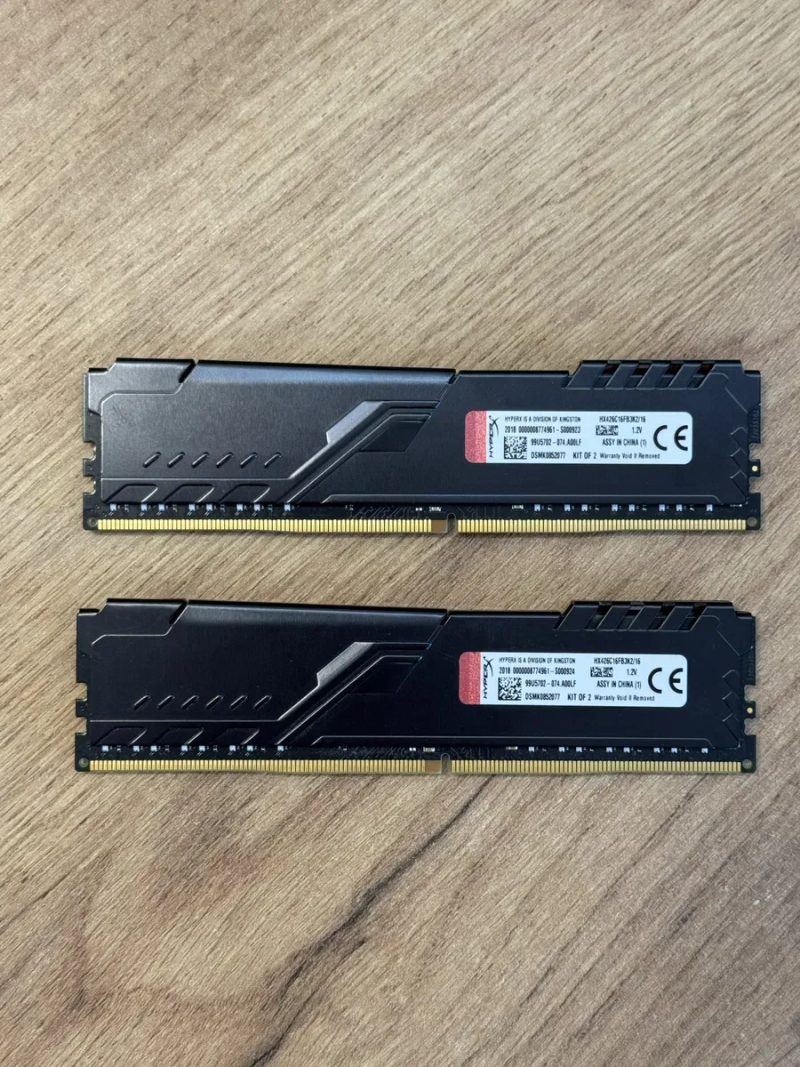 Оперативна память HyperX Fury 8gb ddr4 (x2) ( 2666mhz ) — фото 2