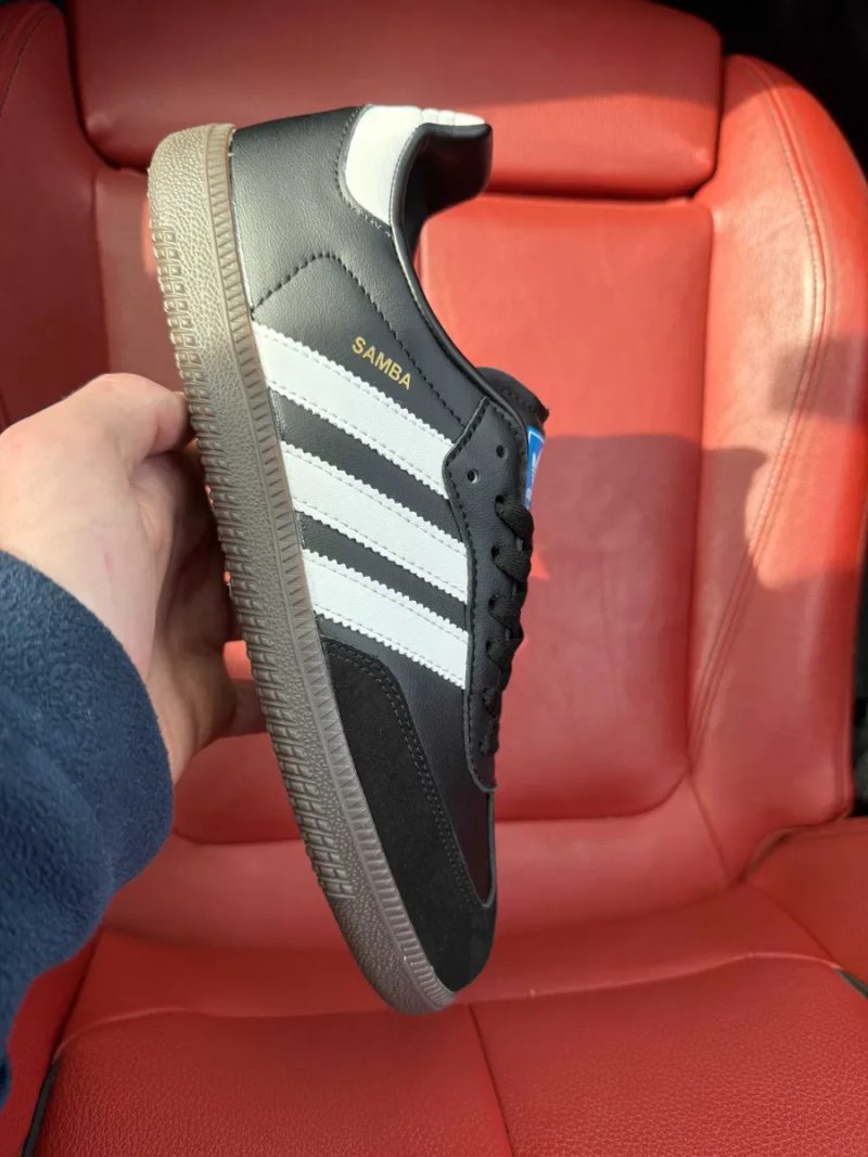 (ОПЛАТА ПІСЛЯ ОГЛЯДУ)Adidas Samba Black White Найк Самба Чорно-білі — фото 2