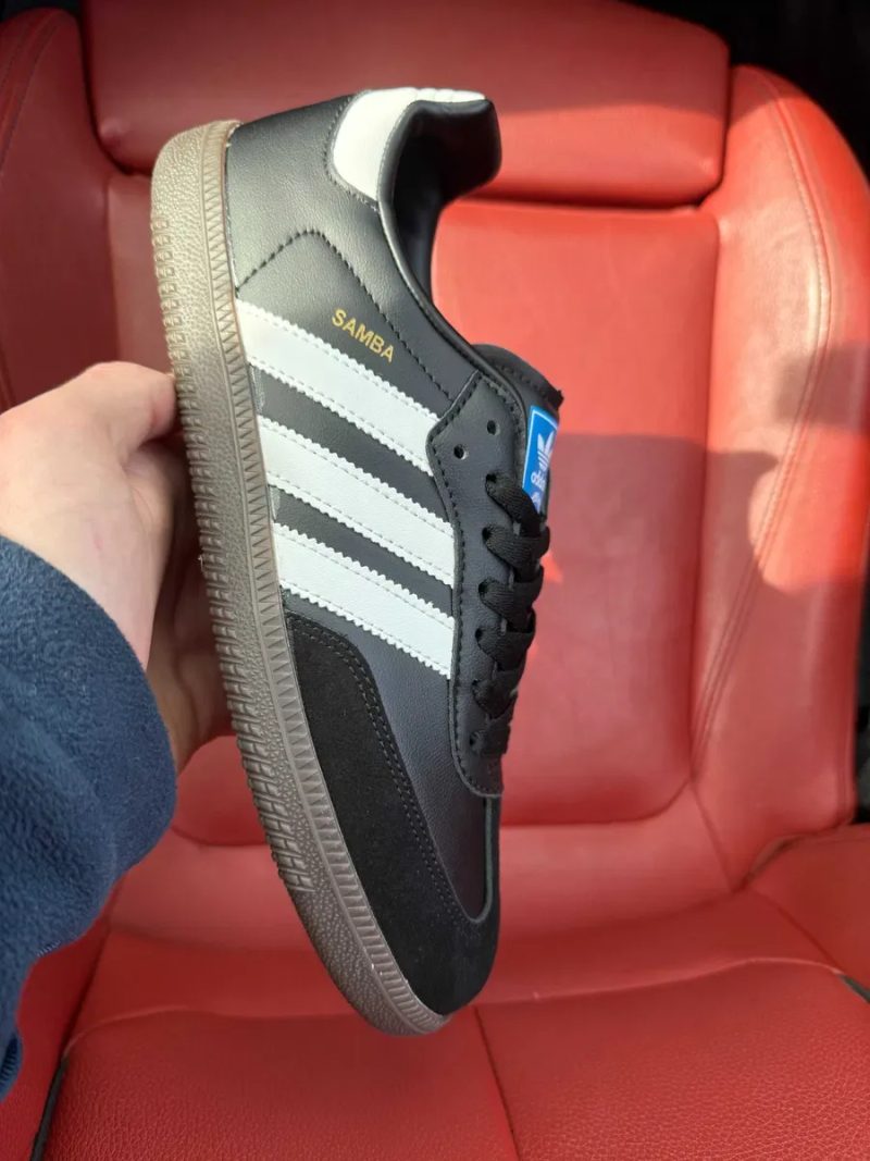 (ОПЛАТА ПІСЛЯ ОГЛЯДУ)Adidas Samba Black White Найк Самба Чорно-білі — фото 3