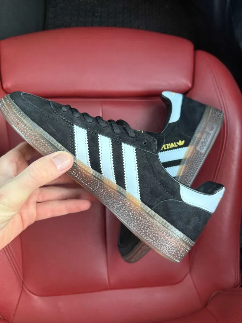 (ОПЛАТА ПІСЛЯ ОГЛЯДУ)Adidas Spezial Black White Адідас Спешиал Чорно-білі — фото 4